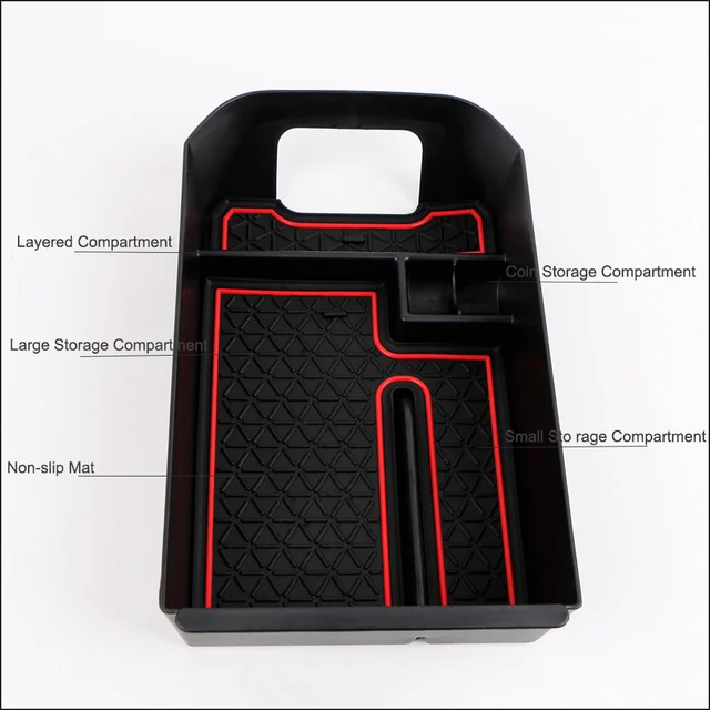 Auto Zentrale Konsole Armlehne Storage Box Halter Innen Organizer Handschuh  Fach für Kia Stonic 2018 2019 2020 - AliExpress