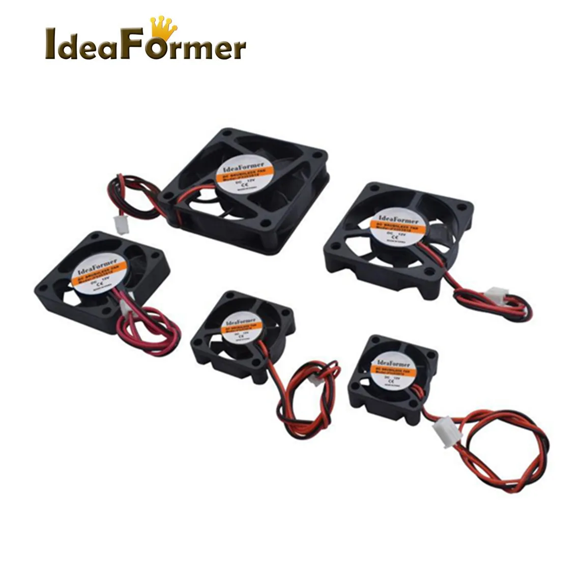 3D Printer Cooling Fan DC5V 12V 24V 6015 5010 4010 3010 2510mm With 2Pin XH2.54 3D Printer Parts Radiator Brushless Fan Cooling