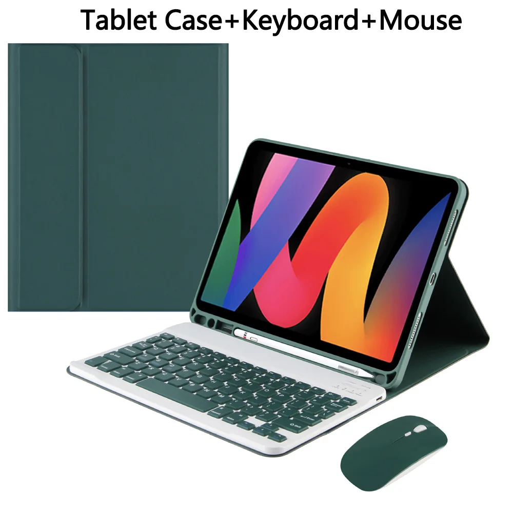 Versatile Keyboard Case with Detachable Bluetooth, Multi-Angle Stand, and Pen Holder
