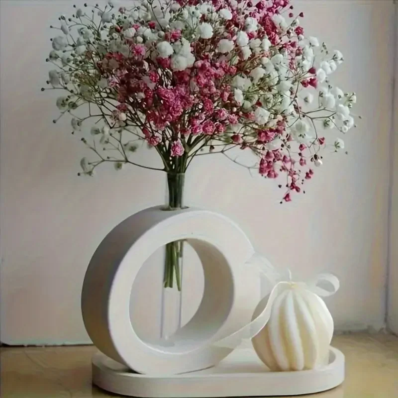 Flexible non-stick silicone mold for home decor and DIY projects.