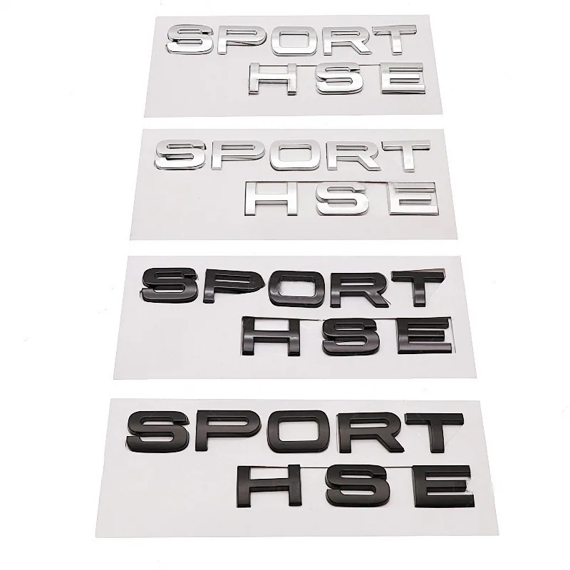 

3D ABS Sport Hse Badge Car Rear Trunk Tailgate Emblem Sticker Decals For Land Range Rover Auto Styling Accessories