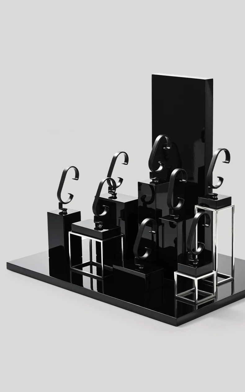 Oirlv Uhren ständer halter Rack schwarz Uhren halter Displayst änder Uhren set Store Showcase Display schwarz Uhren ständer halter – Detail 5