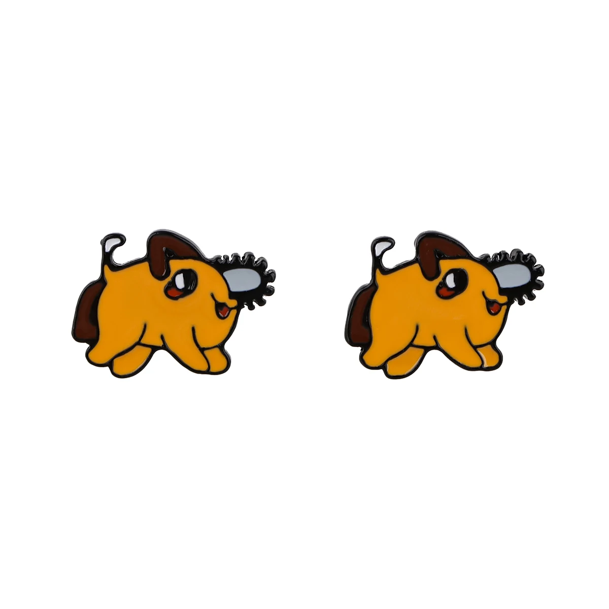 thumbnail image 1 of Anya-Piercing de acero inoxidable para mujer y hombre, pendientes de tuerca de Anime, joyería esmaltada, decoraciones, regalos para niñas, 1 of 4