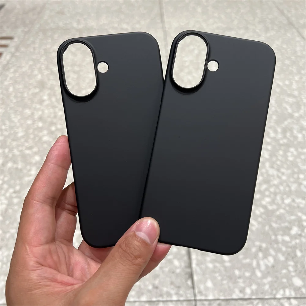 Coque de protection de luxe ultra fine en PC mat sans cadre pour iPhone 16 15 14 13 12 11 Pro Max Plus Mini Xs XR 7 8_voghion.com