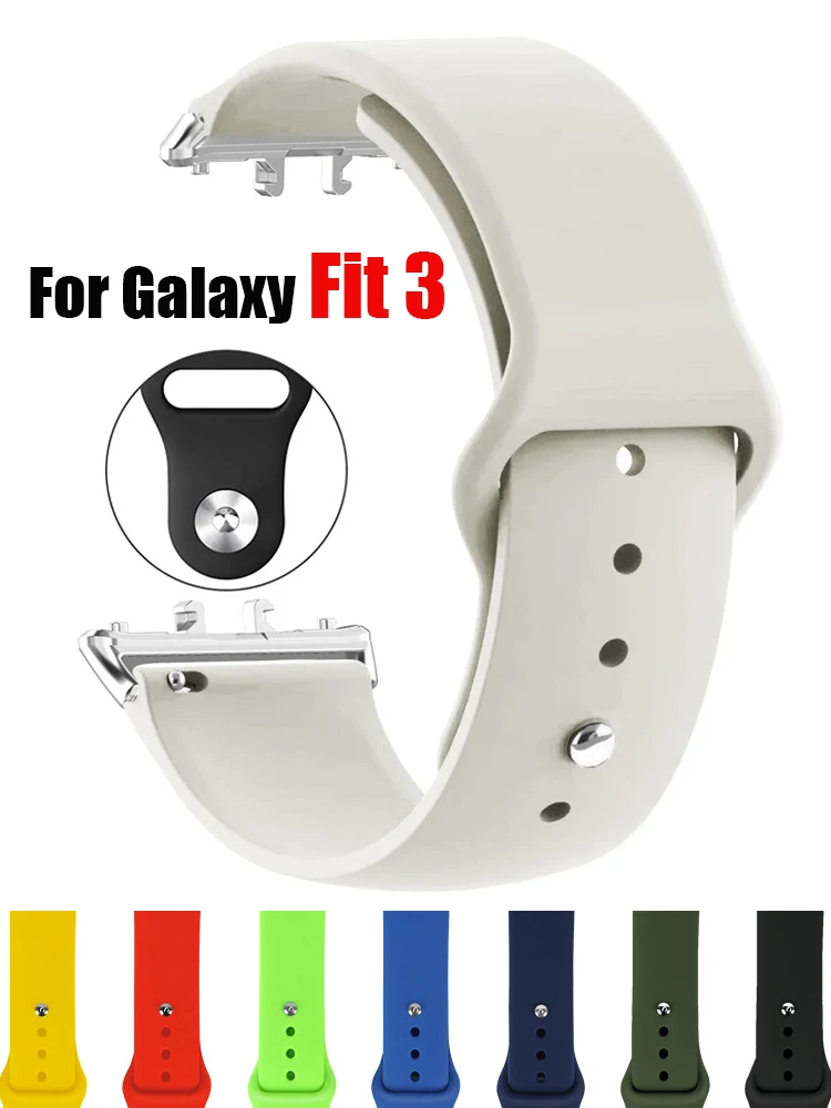 Sport Silicone Strap Replacement for Galaxy Fit 3 - Durable Bracelet Accessory