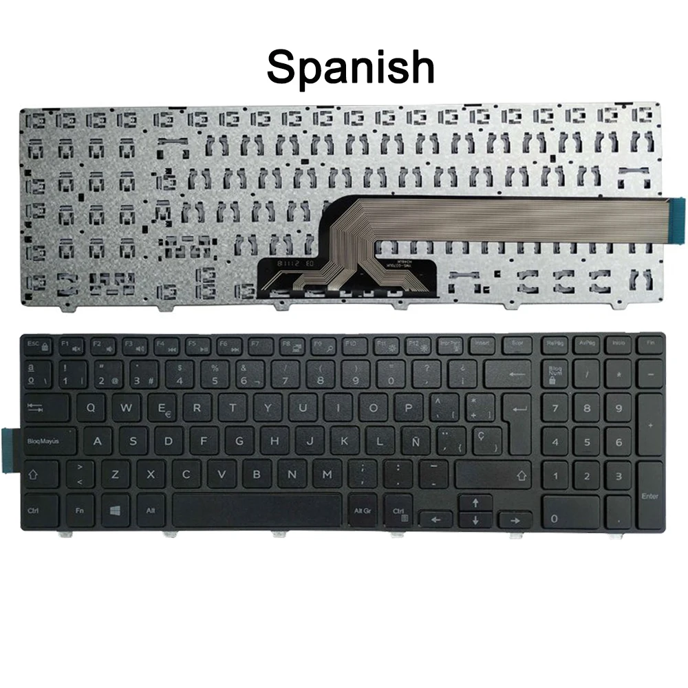 Teclado para Dell Inspiron 15 3541 3542 3543 5542 3550 5545 5547 3551 3552 3559 3565 3567 5566 5748 Novo - Imagem 5