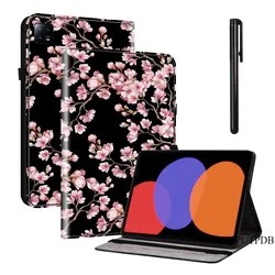 Custodia per Tablet Elegante con Fiori - Protezione Premium per Tablet da 10.61 a 12.1