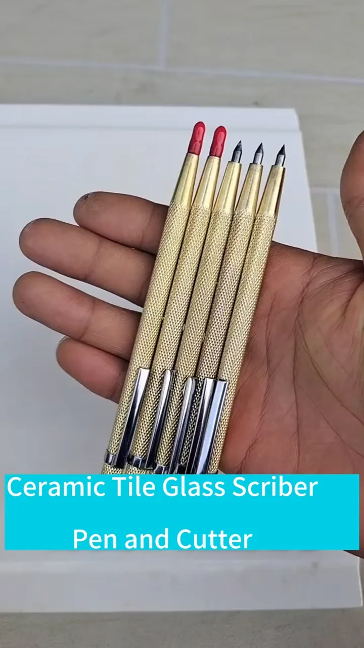 Glass Cutting Tool Diamond Glass Cutter Carbide Scriber Hard Metal Tile Machine Lettering Pen Engraver Glass Scriber