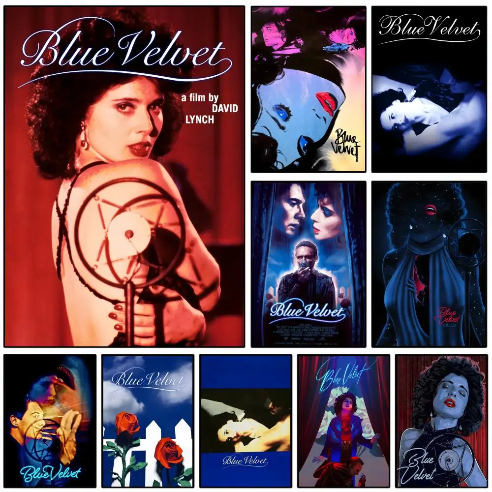 Premium Blue Velvet Movie Poster - HD Self-Adhesive Wall Decor for Home, Office, Dorm, and Bedroom - Perfect Gift Option