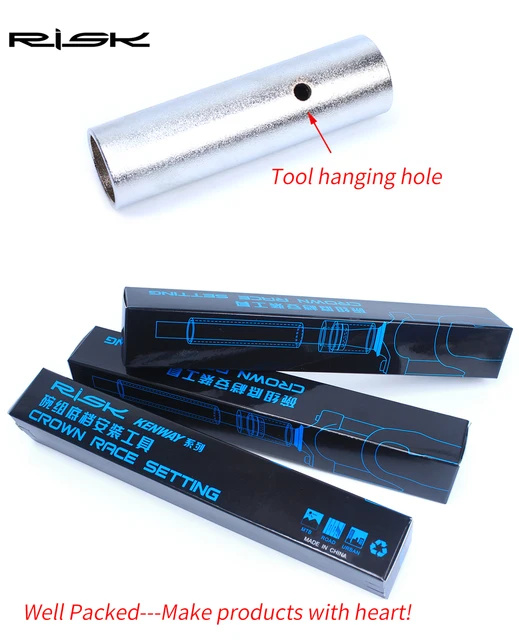 Race Seats Bike Fork Crown Race Setter Tool Aluminum Alloy