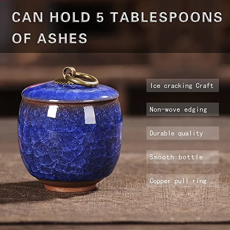 Small Urns for Human Ashes-Token Urns-Ceramic Memorial Keepsake Cremation