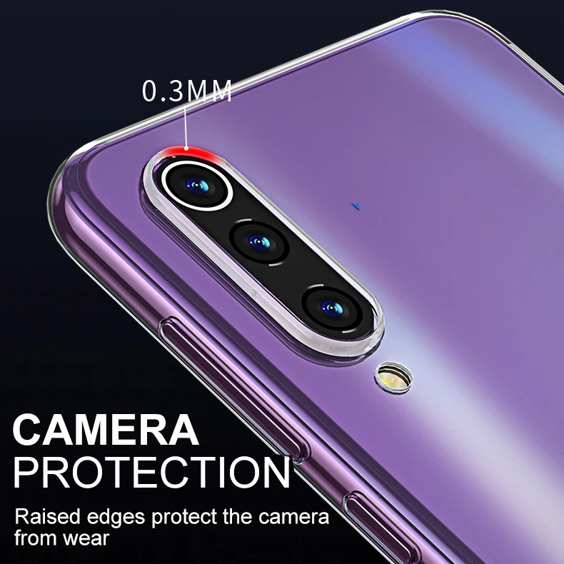 Transparente Silikon-weiche Handyhülle für Xiaomi Mi9 Mi 9 9T 10 10t 10s 11 Klare transparente Hülle für Mi A1 A2 A3 Lite 6 8 9 Se – Detail 9