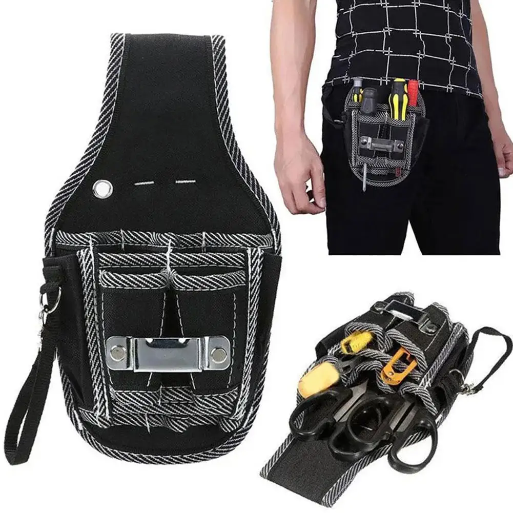 Tool Bag Electrician Repair Waist Multi Pocket Large Capacity 600d Oxford Cloth Outdoor Storage Arrange