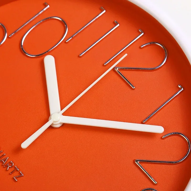 Wall Fashion Kitchen Decor Orologio Orologi Creativi Soggiorno Minimalista Room Da Clock Metallo Impermeabile Moderno Parete