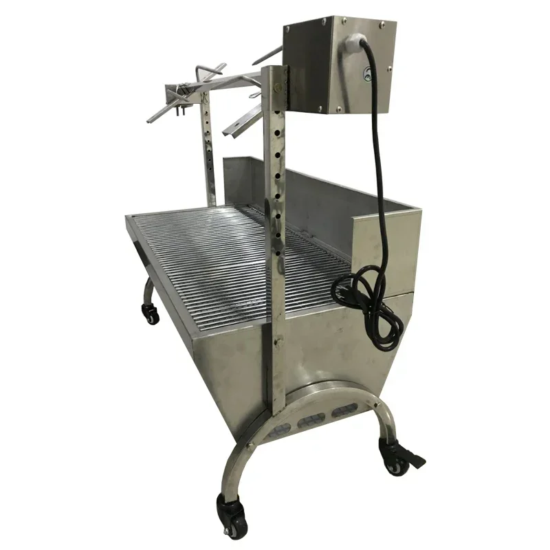 Stainless steel kebab grill BBQ Barbecue Grill rotary grill Picnic Burner Camping Barbecue mutton / goat / chicken barbecue