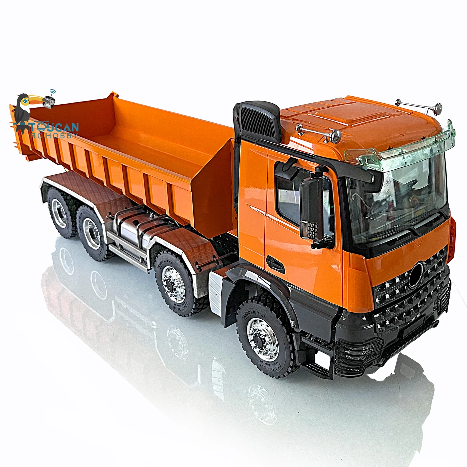 LESU 1/14 8X8 Hydraulic RC Dumper Truck for K3363 Roll On Off Remote Control Tipper Tamiyay Electric Car Model Toys Thzh1309 2
