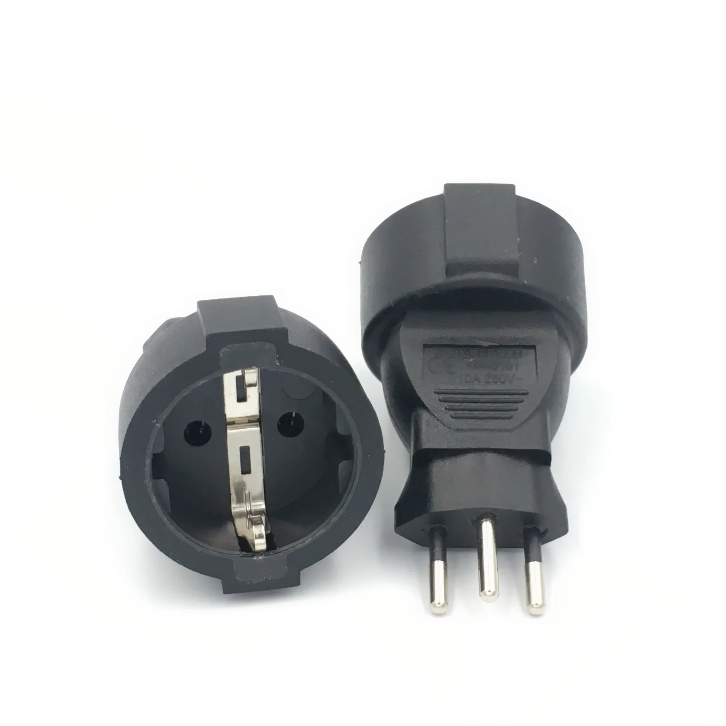 CH TO EU 3 pin Swiss socket adaptor Swiss EU German plug adapter converter plug WA-0181 plugs turn to French plugs