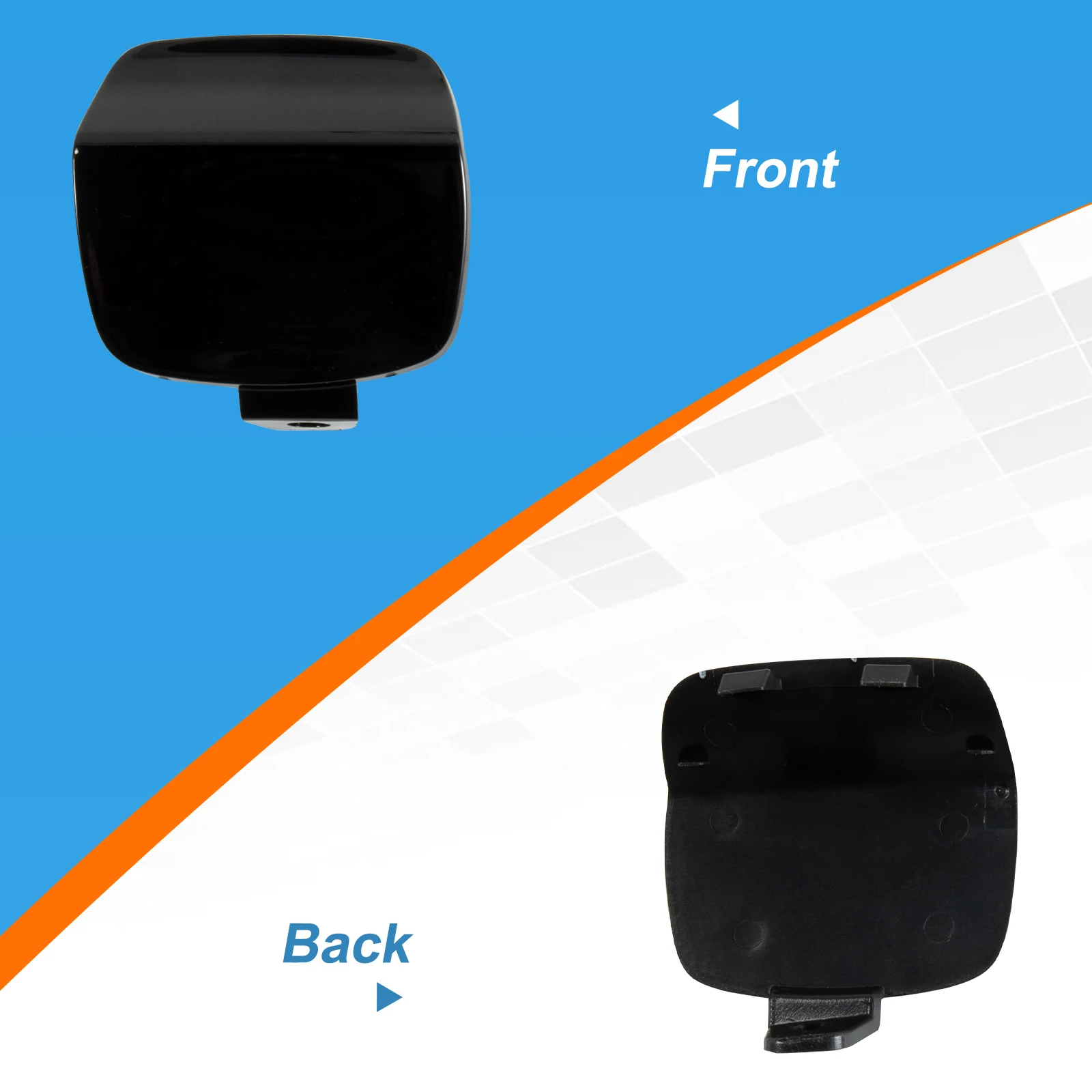 Rear Bumper Tow Hook Cover Cap Eye for Volvo S40 V50 2008 2009 2010 2011 2012 39886337 39886117 30744941
