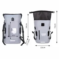 Swimming Backpacks 32L Waterproof Dry Bag Beach Backpack Rafting Surfing Diving Bags Large Capacity Wet Dry Sepration Pack XM270 2