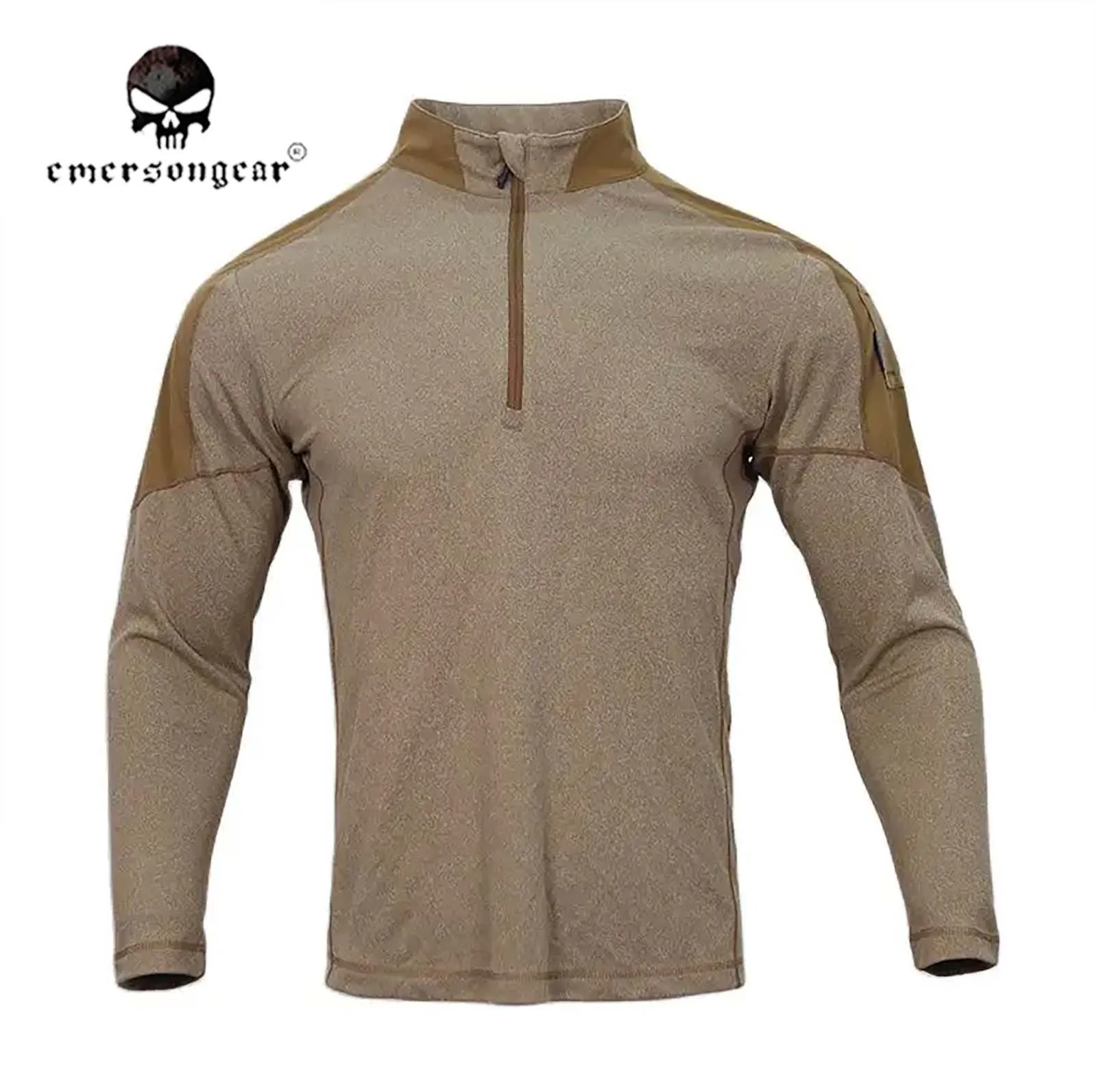 Emersongear Long Sleeve Polo Shirt Daily Tops Tactical Hunter T-Shirt Daily Fitness Commuter Hiking Sport EMB9587