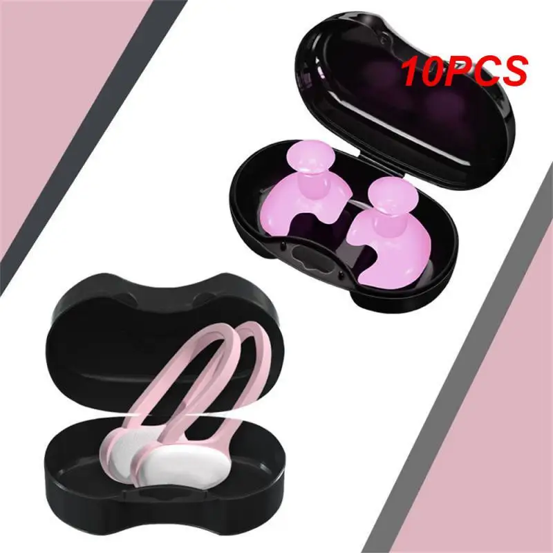 

10 шт., силиконовые зажимы для носа для водных видов спорта