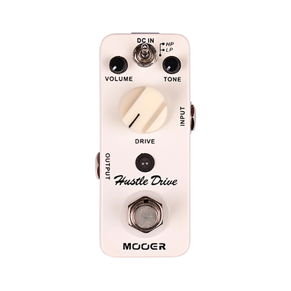 

MOOER Hustle Drive Distortion Effect Guitar Pedal 2 Working Modes(HP/LP) Micro Guitar Pedal Tube-like Drive Sound Guitar Part