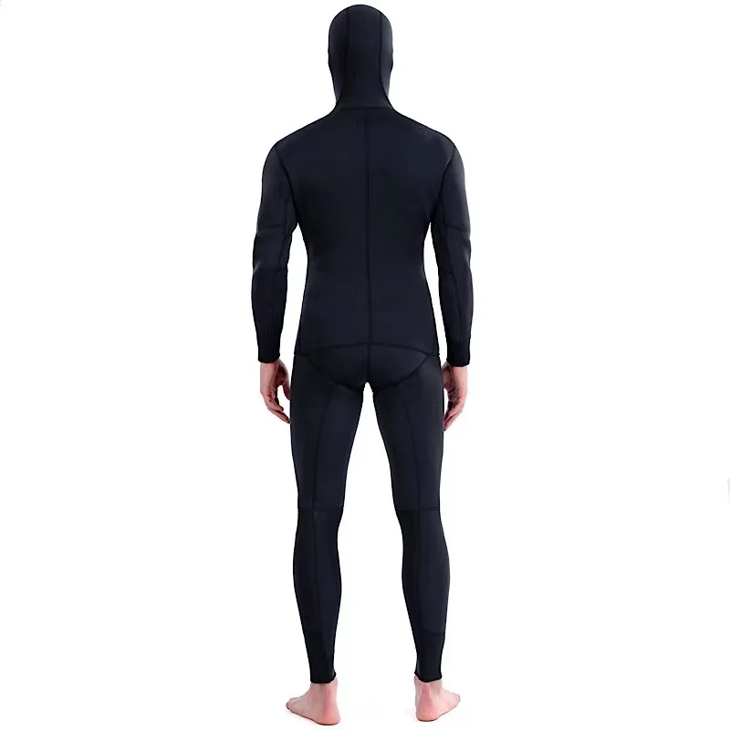 2022 Neoprene Scuba Diving muta 3/5mm inverno caldo uomo cappuccio surf cerniera anteriore Snorkeling pesca subacquea muta da sub con cappuccio