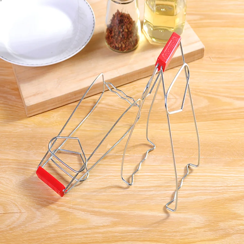 

Foldable Hot Bowl Clip Stainless Steel Bowl Holder Anti-Scalding Clip Kitchen Supplies Hand Tools Tray Carrier