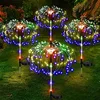 150LED Solar Firework Lights Outdoor Solar Garden String Fairy Light 8 Flashing Modes Camping Wedding Christmas Party Decoration