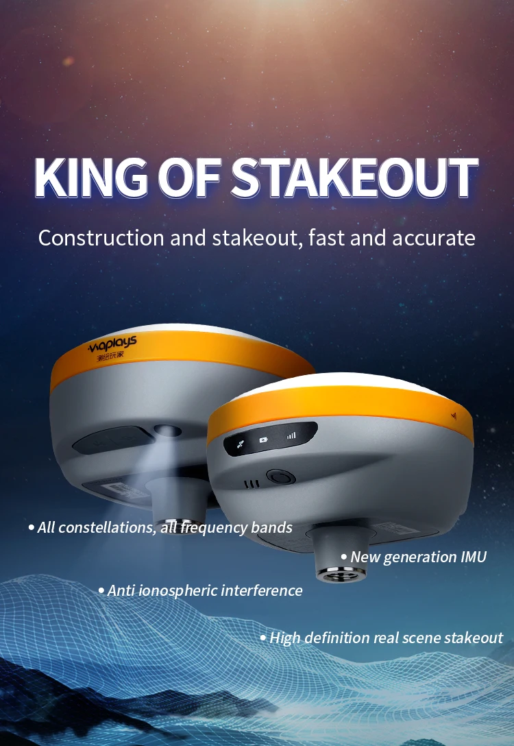 Hi Target D8VR Newly Upgraded Secondary Surveying Instrument High Precision Gps