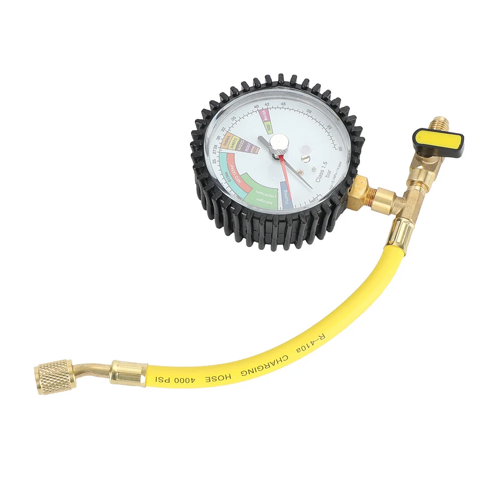 

Air Conditioner Nitrogen Pressure Tester Regulator Automobile HVAC Pressure Gauge Tools For R134a R22 R407C R410A