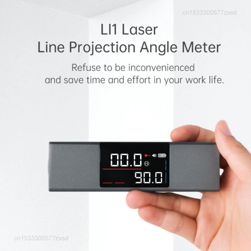 Youpin Duka Atuman Laser Angle Casting Instrument Real Time Angle Measure 2 In 1 Laser Level Ruler Type-C Home Measurement