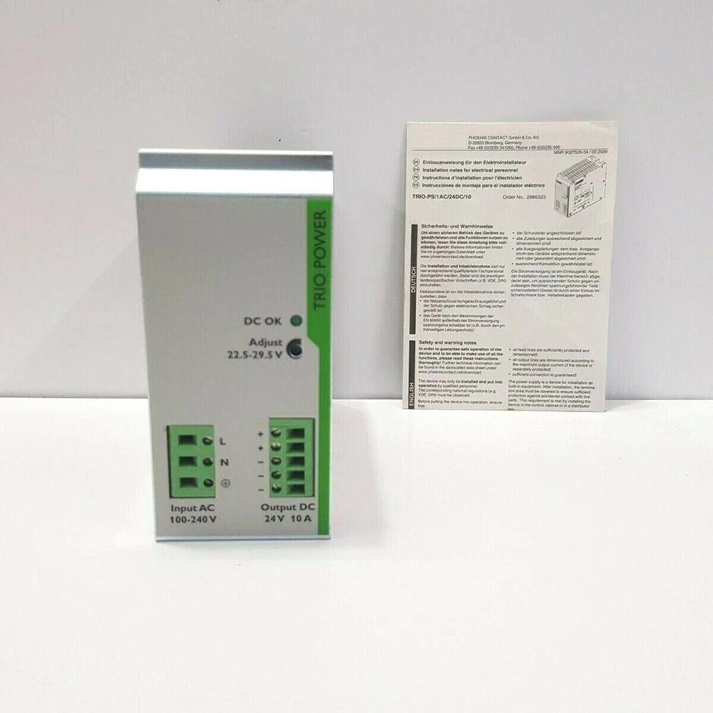 High Quality 2866323 TRIO-PS/1AC/24DC/10 TRIO POWER 24VDC/10A For Phoenix Switching Power Supply Fast Ship 4 High Quality 2866323 TRIO-PS/1AC/24DC/10 TRIO POWER 24VDC/10A For Phoenix Switching Power Supply Fast Ship - Image 2