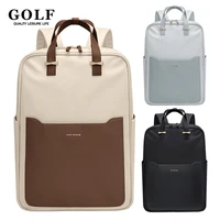 GOLF Backpacks Woman Laptop Backpack Business Travel 16 inch Notebook Buckle Back Pack Khaki Women Bag Waterproof Schoolbag 2024 1