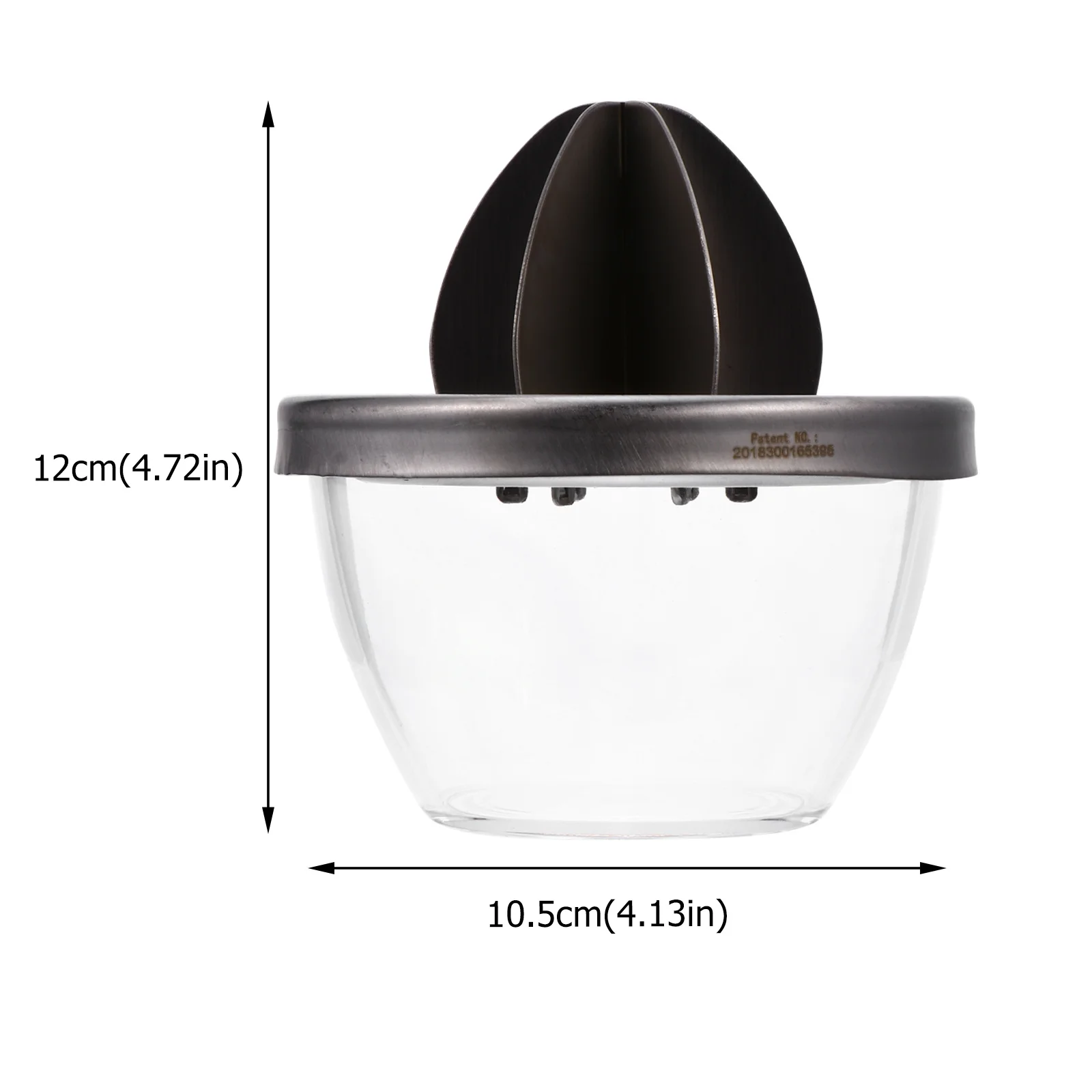 1개 스테인리스 스틸 수동 착즙기 컴팩트 핸드 스퀴저 감귤류 과일용 휴대용 주스 추출기 간편 세척 캠핑 피크닉용