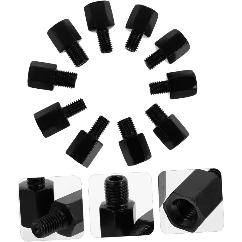 motorcycle mirror 1Pair Motorcycle Mirror Adapters M10 10MM M8 8MM Rearview Mirrors Conversion Bolt Clockwise Anti-clock Right Left Thread