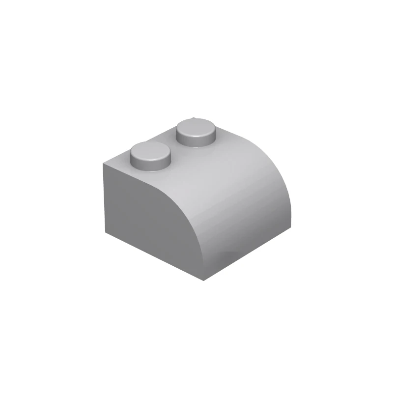 

100Pcs Building Block Third-party Parts,Slope Curved 2x2x1 with Two Studs