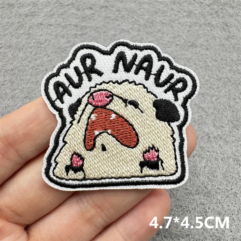 Lustige Ente Eisen auf Stickerei Patches für Kleidung Hip Hop Tier Stickerei Patches für Jacke Abzeichen Rucksack Dekor Aufkleber – Detail 9