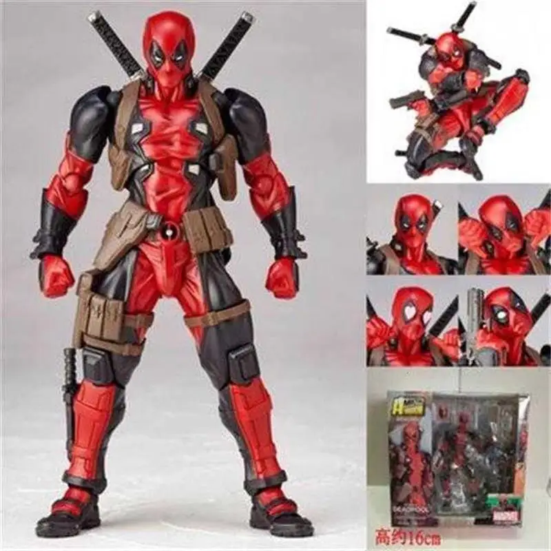 Статуя Disney Deadpool X-Men подвижная экшн-фигурка супергероя мертвой бассейн с оружием