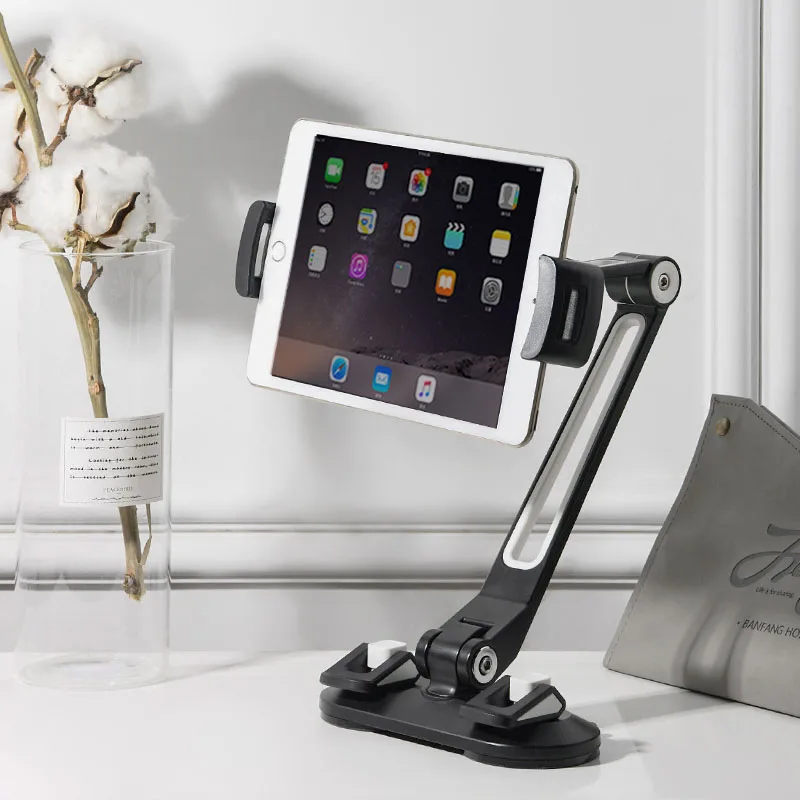 Tablet Stand Holder para Xiaomi Mipad Suporte de Vidro do Carro Braço Longo Ajustável Gps Phone Mount Vidro do Carro Montagem para o Telefone 12.9 4.7 a 13 - Imagem 5