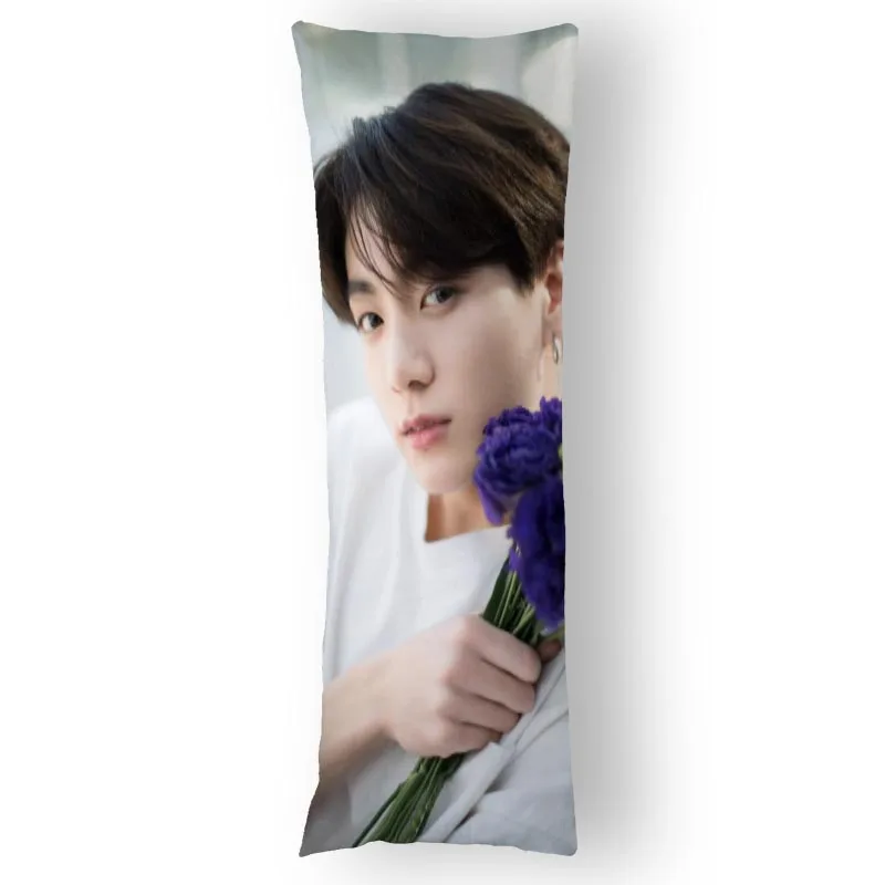Jungkook Body Pillow Case Jung Kook Body Pillow Satin Cushion Cover