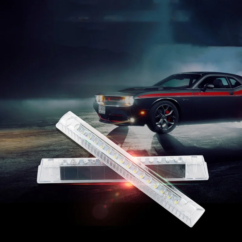 

Solar Car LED Warning Lights Window Suction Cup Alarm Flash Signal Strobe Light Anti-rear Collision Auxiliary Accessories Lamp