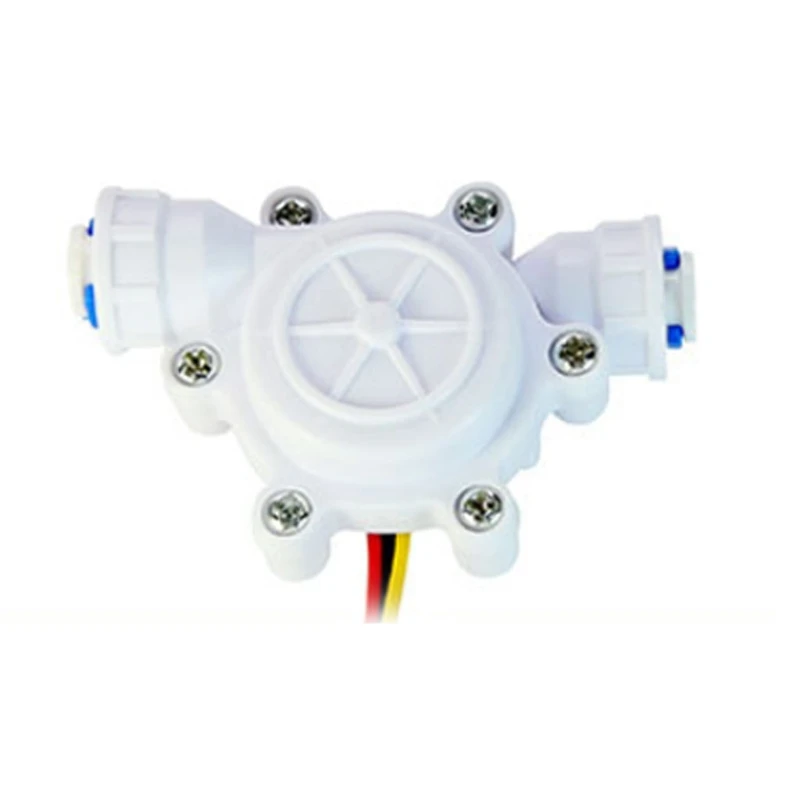 Youmile YF-S402B Wasserdurchflusssensor – G1/4 Quick-Connect, Hall-Effekt, 0,3–10 L/min, Mit Silikonschlauch (6 Mm ID) – Für Kaffeemaschinen & Co.