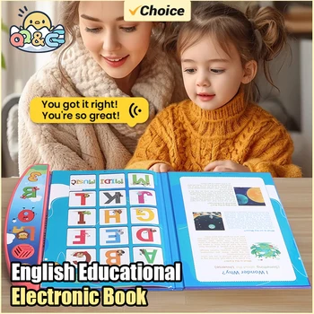 Libro elettronico per bambini Macchina per la lettura del suono educativa inglese Libri elettronici intelligenti Storia per bambini Studenti Regali per bambini