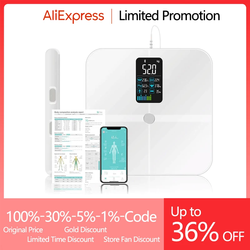 SmartBioimpedanceScale2023NewHighlyAccurateDigitalDisplayBody