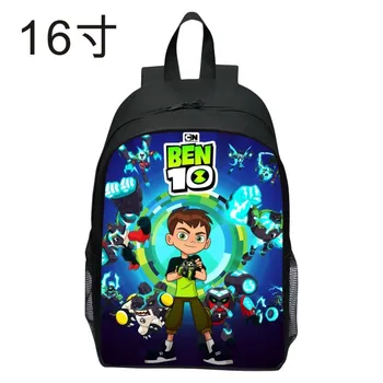 Wholesale new printed BEN10 backpack cartoon boy hacker elementary school lightweight backpack 1