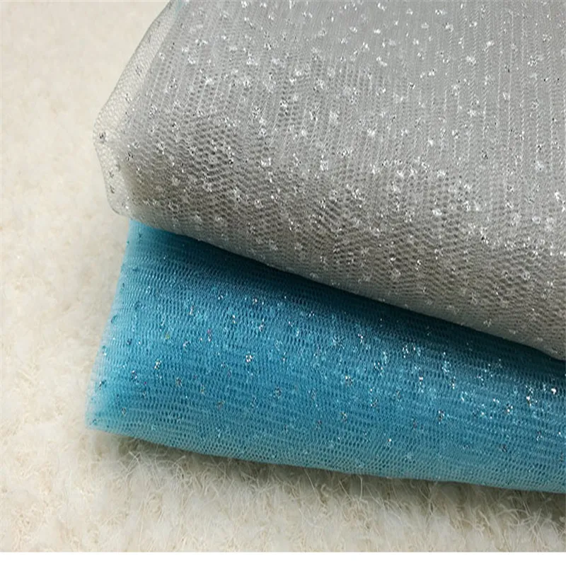 

Hot Gold And Silver Mesh, Dense Mesh,Sequins, Powder Fabric, Stage Performance Dress, Handmade DIY Decorative Fabric
