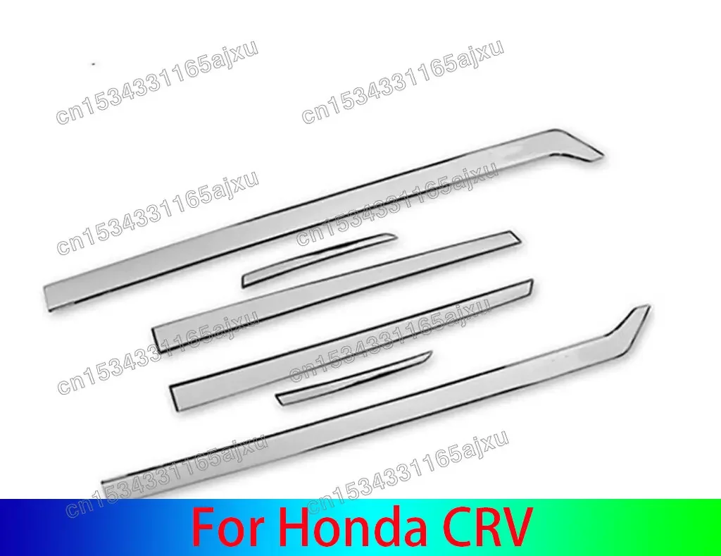 

Car Stylilng for Honda CRV 2017-2018 6pcs Chrome Stainless Steel Car Body Side Door Moulding Cover Trim Car Exterior Accessories