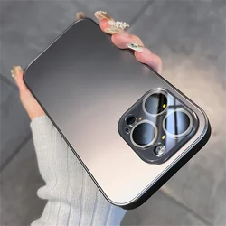 Luxury Matte Frosted Armor Case with Hybrid Defender Shockproof Protection - iPhone 14 (Gray)