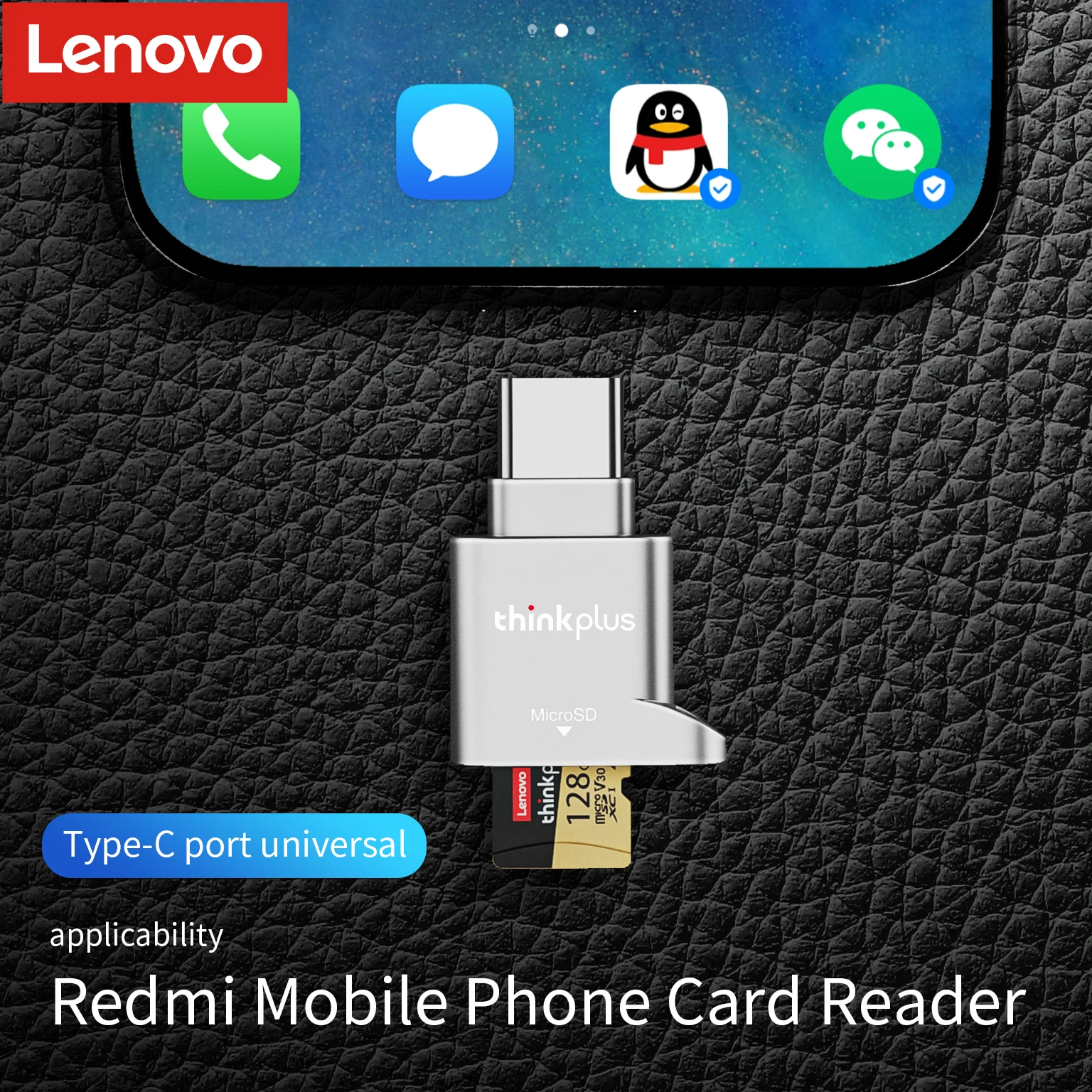Lenovo Micro SD Card Reader USB C to SD Card Reader Type C TF Memory Reader with USB to Adapter card reader sd card reader